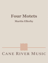 Four Motets SATB choral sheet music cover